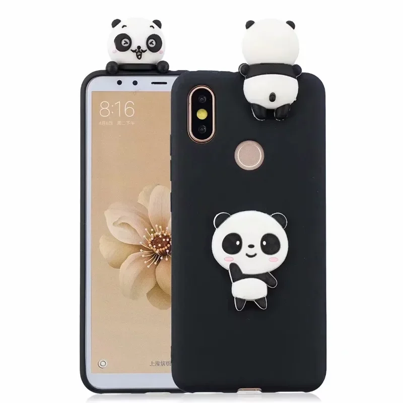 Cute 3D Panda Unicorn Cat Puppy TPU Case For Xiaomi Redmi 8A - Main Image