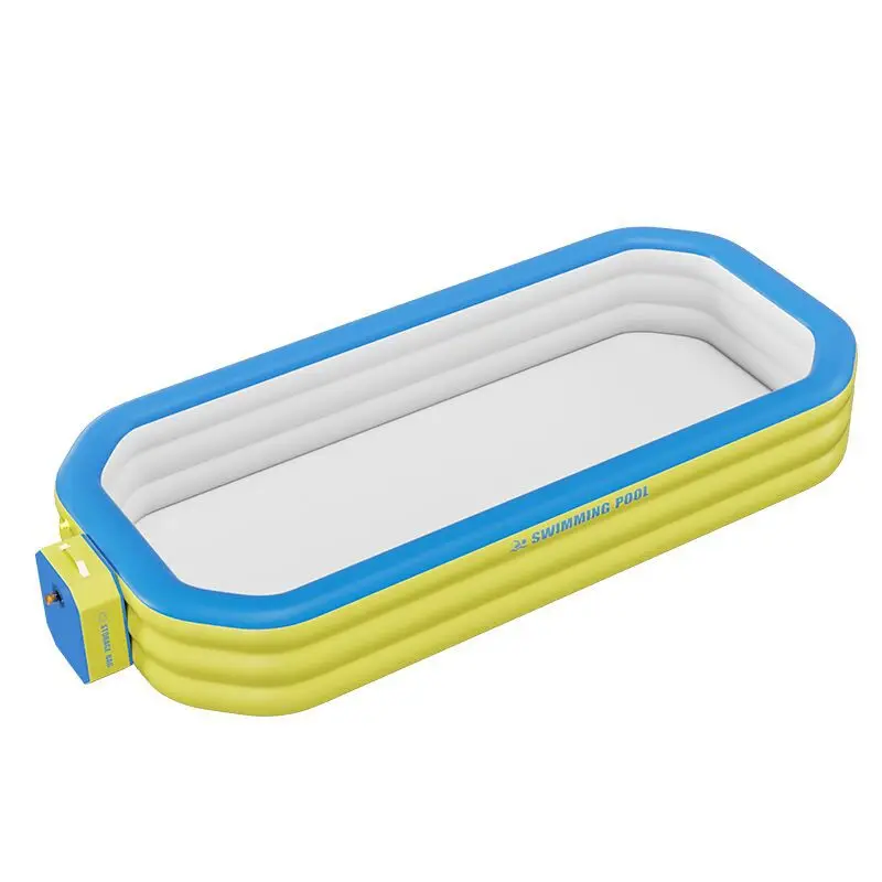 

2/2.6/3M Swimming Pool Large Inflatable Pools for Family Framed Removable Country House Home Outdoor Summer Toy Children Baby