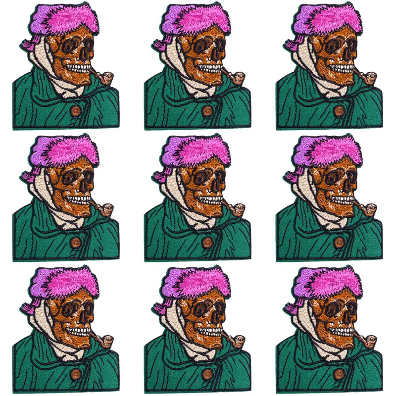 

10 pcs/lot Wholesale Embroidery Patch Iron On Patches For Clothing Thermoadhesive Patches On Clothes Decor Applique Sew Supplies