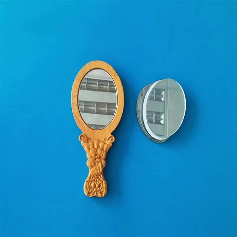 미완성 미니 거울, DIY 합금 거울, 메이크업 거울, 미니 타원형 모양 미완성 거울 렌즈, DIY 미술 공예 거울, 20 개