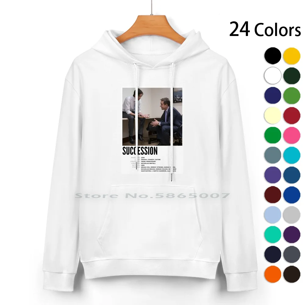 Felpa Con Cappuccio In Puro Cotone Di Sequenza Maglione 24 Colori Di Sequenza Hbo Waystar Royco Atn News Brian Cox Logan Roy Kendall Shiv Tom