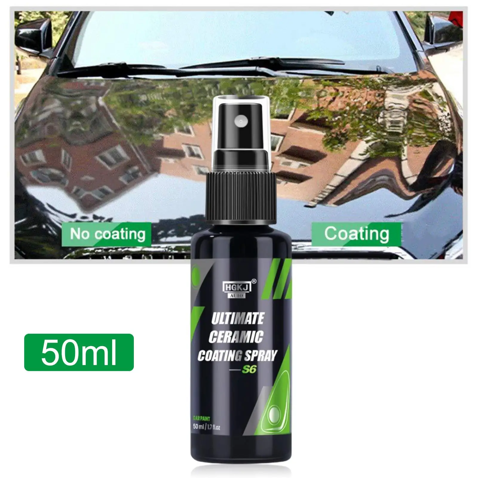 Nano Ceramic Car Coating Spray Paint Care HGKJ S6 Wax Hydrophobic Scratch  Remover High Protection 3 In 1 Car Coating Detailing - AliExpress