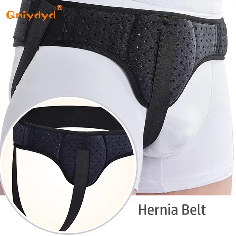 Groin Hernia Support Compression Pads Pain Relief Truss Brace