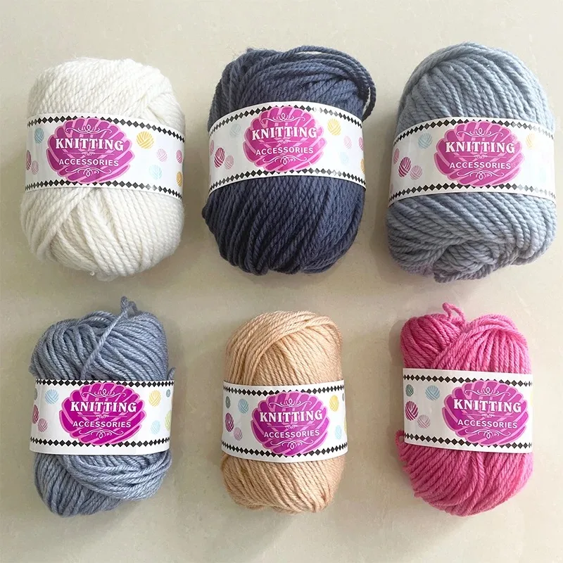 3pcs/6pcs Cotton Wool Yarn 1