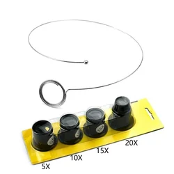 Advanced Magnifying Glass Goggles Set for Precision Watch Repair - 4PCS (5pcs set)