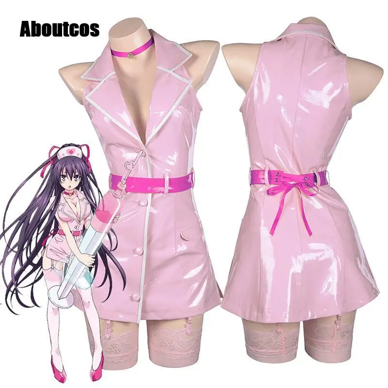 

Aboutcos Anime Date A Live Cosplay Costume Princess Yatogami Tohka Cosplay Costumes Pink Dresses Halloween Clothes For Women