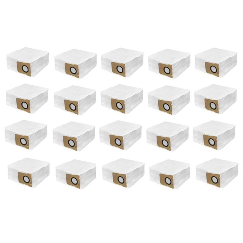 

20Pcs For Dreame L20 Ultra/X20 Pro Robot Vacuum Parts Dust Bag Spare Parts Accessories