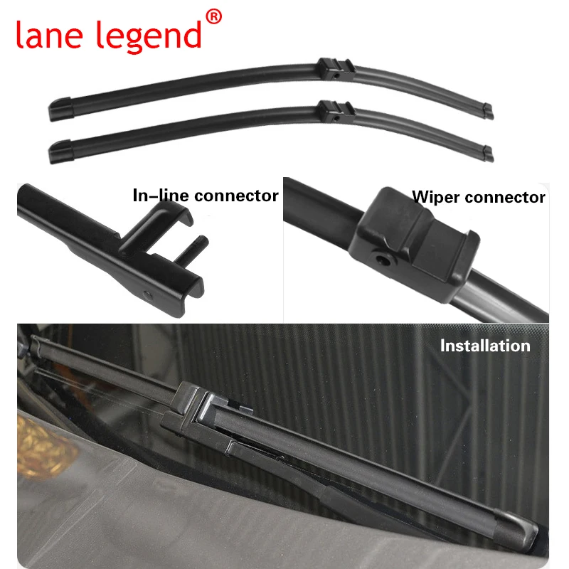 Wiper Front Rear Wiper Blades For Volkswagen VW Touran 2003 2004 2005 2006  Windshield Windscreen Front Window 28+28+16 - AliExpress