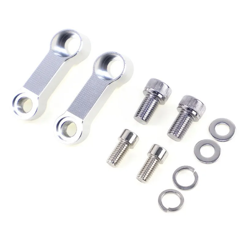 Motorcycle Rearview Mirror Extension Mount Bracket Holder Universal 8/10mm Motorbike Riser Mount Bracket Moto Extension motorcycle handle bar mirror