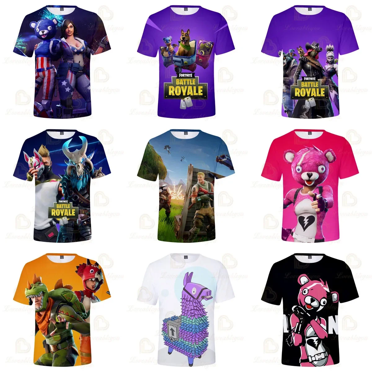 Fortnite Hero Victory Children's Kids Battle Royale T-shirt Tshirt Boys Girls Harajuku Long Sleeve Jacket Coat Baby Clothes
