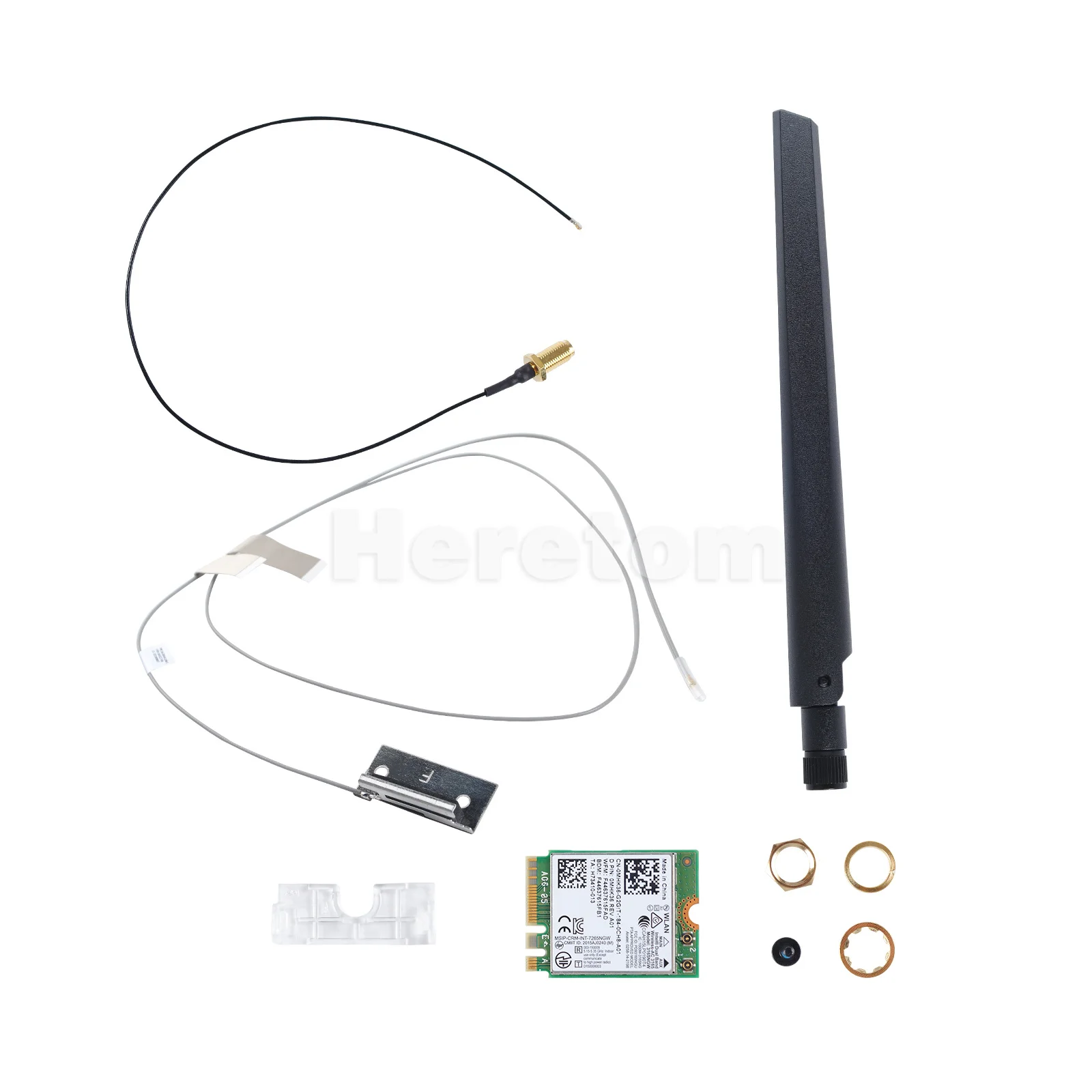 0 Mhk36 Kit Wireless Dell Optiplex 7050 3690 7060 Micro 3165Ngw Card Antenna Wifi