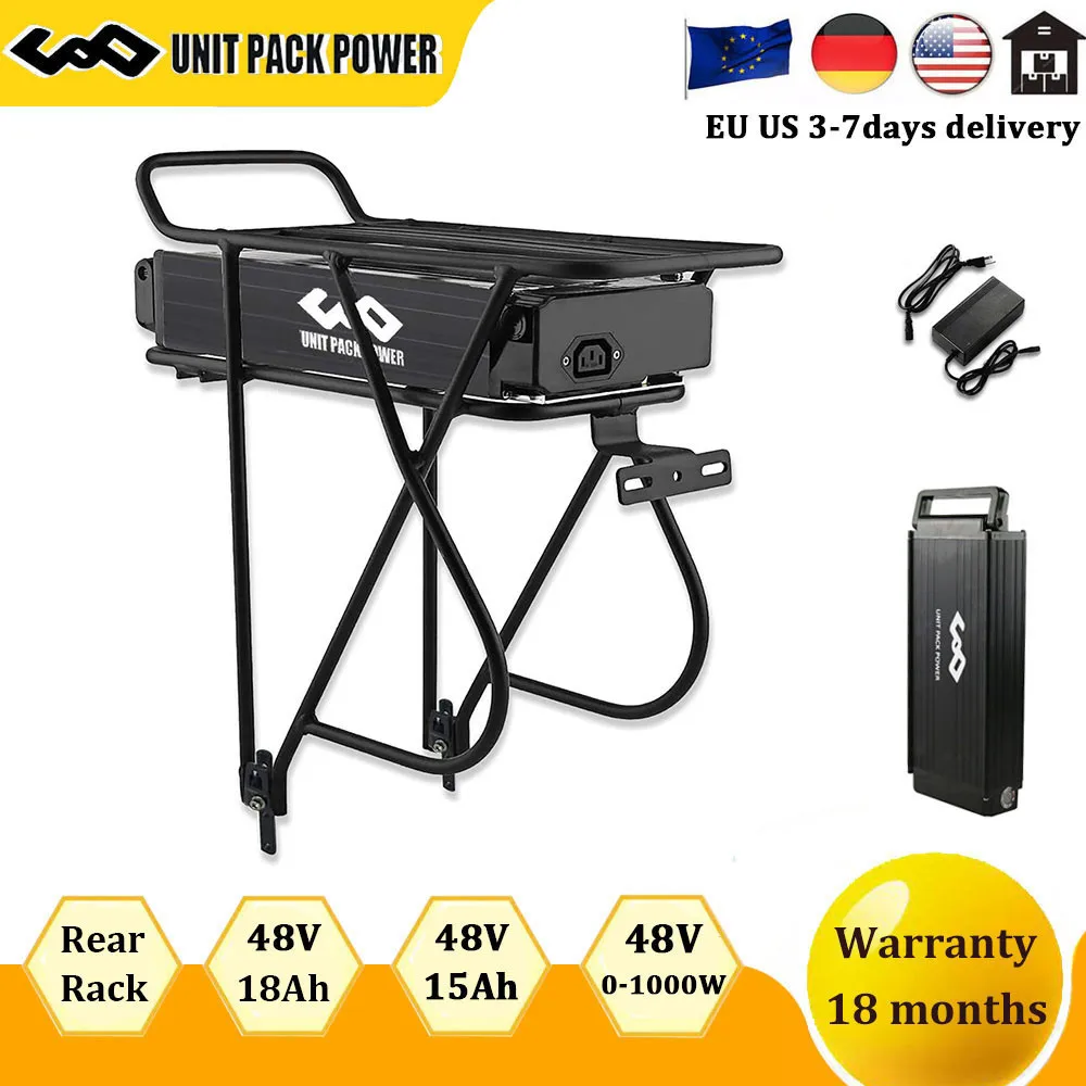 20.8ah Lithium Battery YOSE POWER 48V 20.8Ah Rear Rack Ebike Battery ...