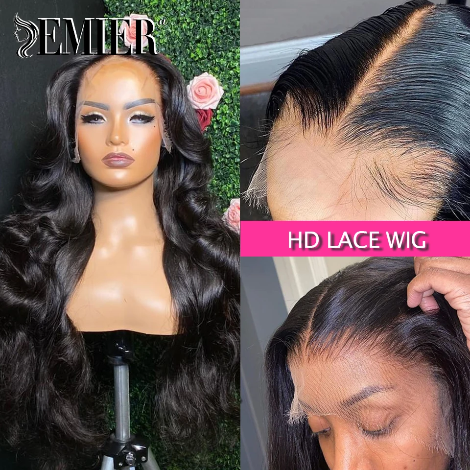 

Body Wave 13x4 13x6 HD Lace Front Human Hair Wigs For Women PrePlucked With Baby Hair 2x6 4x4 5x5 6x6 7x7 HD Lace Closrue Wig
