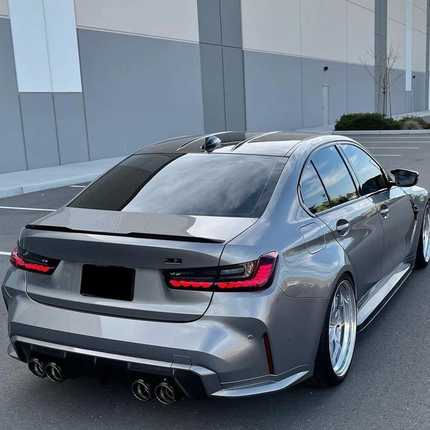 Rear Wing Tail Fixed Wings Spoiler Car Trunk Roof Lid Spoiler For BMW 3 Series G20 320i 325i 330i M3 car rear wing spoiler car roof spoiler