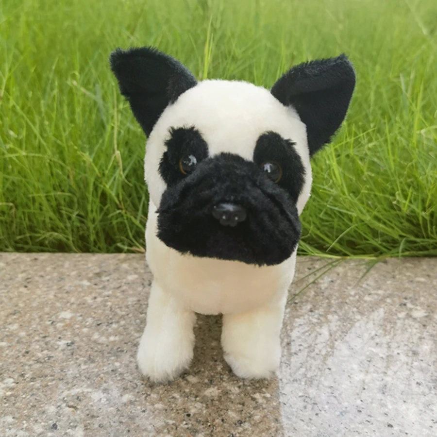 Realistic Bulldog High Fidelity Pug Cute Plushie Shar Pei Dog Plush Toys Lifelike Animals Simulation Stuffed Doll Kawai Toy Gift 3