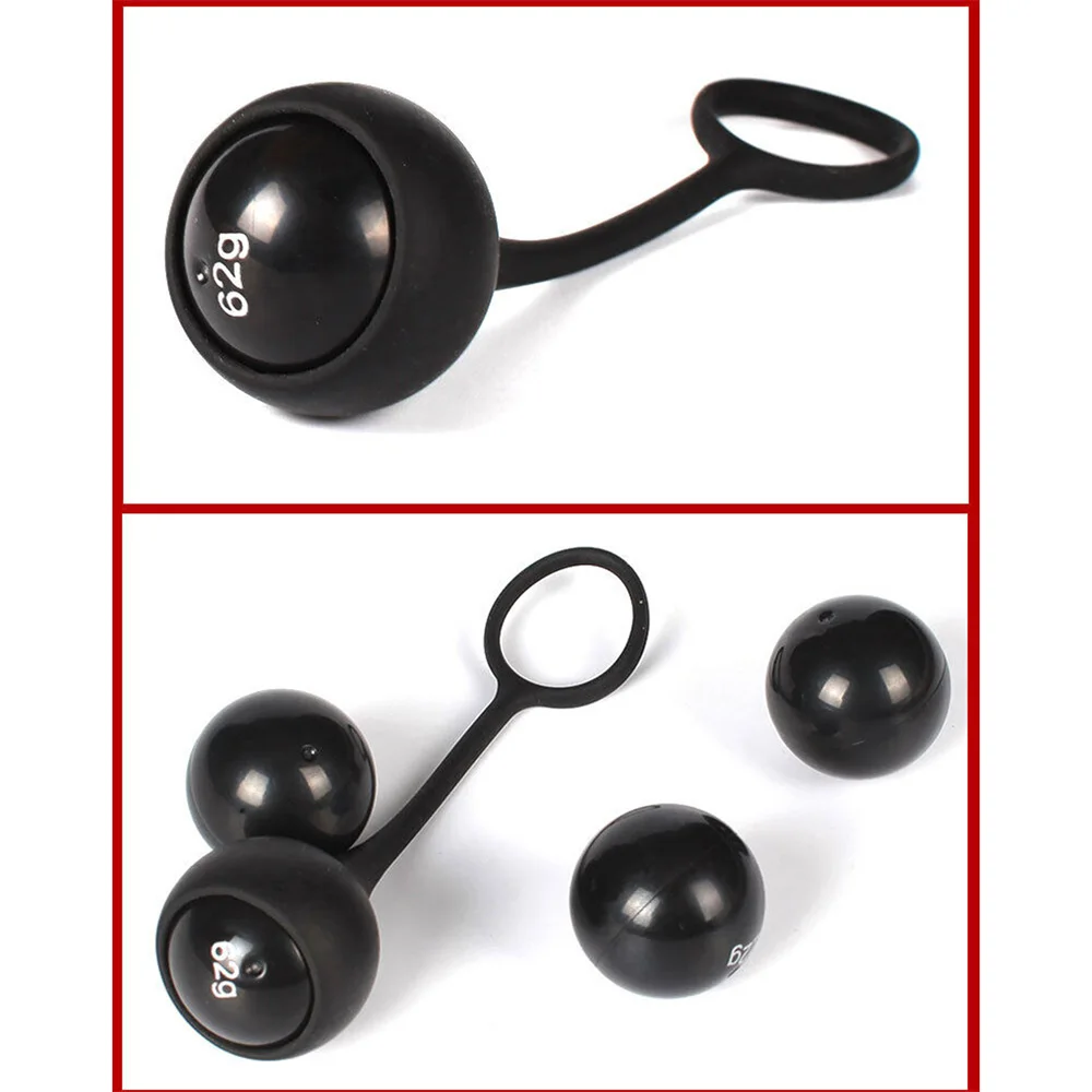 Male Sex Toys Glans Exerciser 4 Balls Dumbbell Hanger Penis Trainer Cock Rings Stretcher Dick Extender