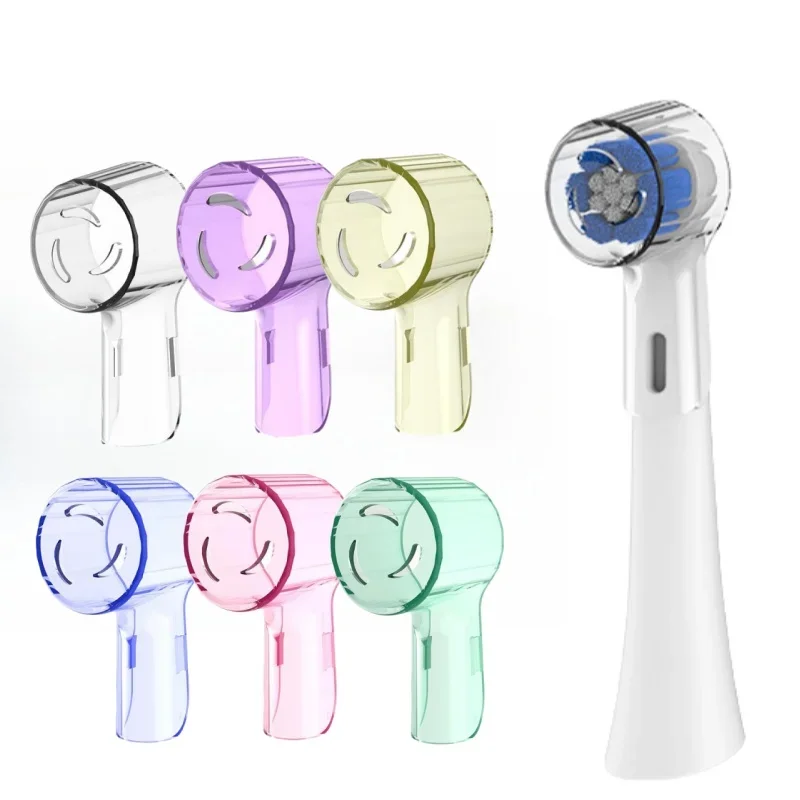Toothbrush Dustproof Covers Caps Compatible for Braun Oral B Replacement Heads & IO Series Electric Toothbrush Head Protector