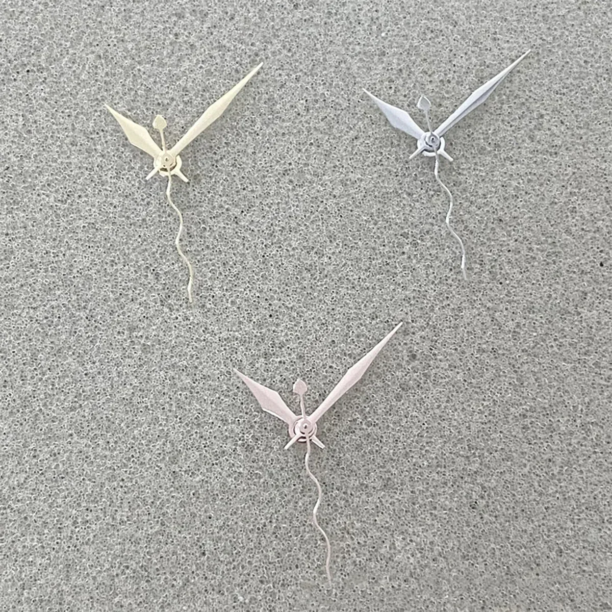NH35 Hands Curly Ripple Hands Gold Rose Silver No Luminous Watch Needle Suitable For NH35 NH36 4R 7S Movement