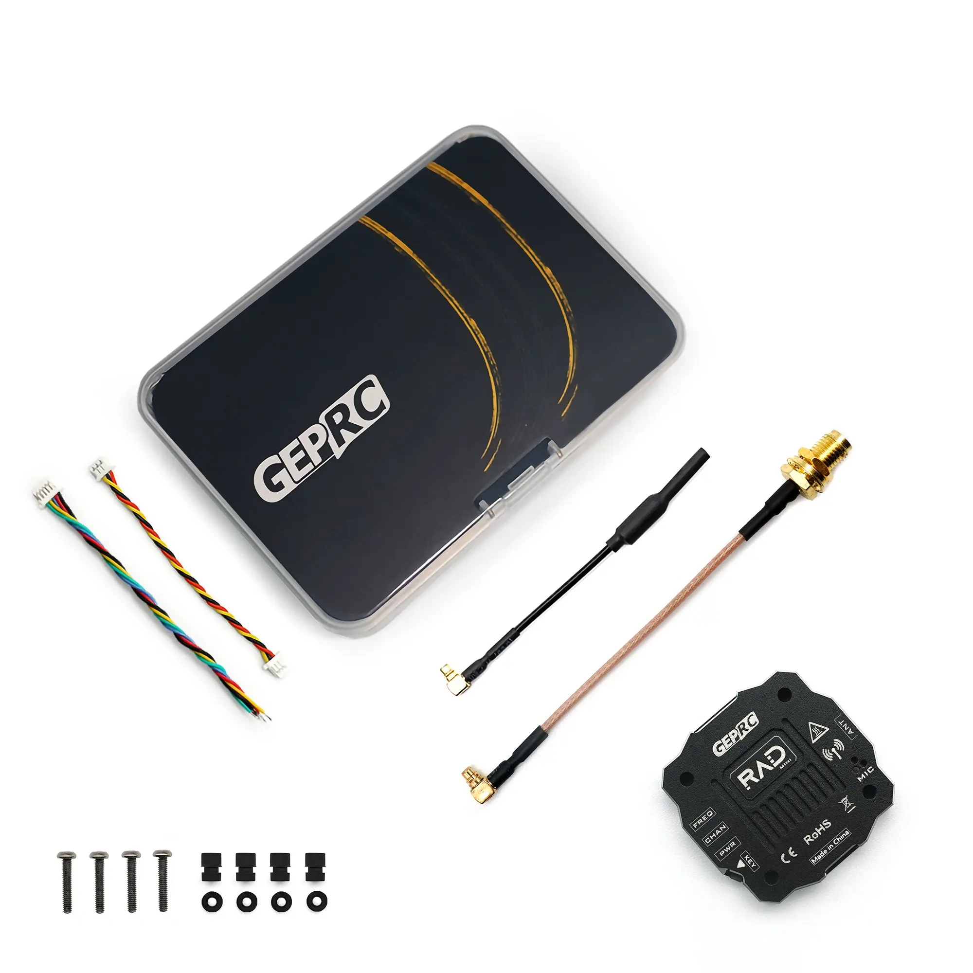 geprc-rad-mini-58g-1w-vtx-embutido-microfone-transmissor-de-video-25mw-200mw-500mw-1000mw-modo-pit-para-diy-rc-fpv-corrida-zangao