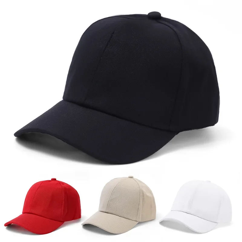 Men Women Unisex Black Hat Solid Color Baseball Cap Snapback Caps Outdoor Sunscreen Hats Fitted Casual Hip Hop Peaked Cap 3