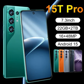 Nuova Cover Protettiva in Silicone per Smartphone 15T Pro 22GB+2TB, Custodia Originale 7.3HD per Telefoni Cellulari Android 5G