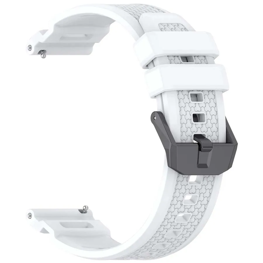Enhanced Silicone Sports Wristband - 24mm Bracelet Strap