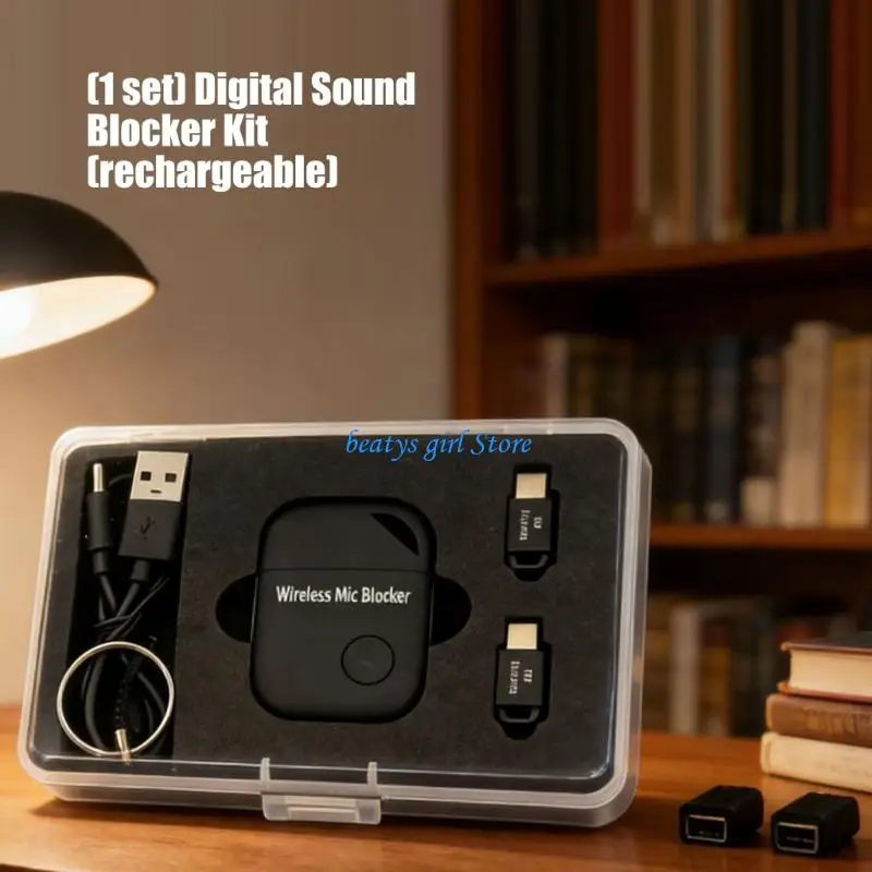 사무실 가정 사용을 위한 C7AB 디지털 소음 차단제 USB 장치 알루미늄 합금 포탄