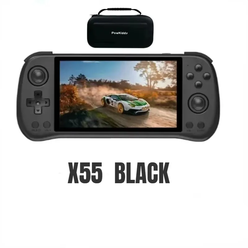 Powkiddy-x55ポータブルビデオゲームコンソール,レトロプレーヤー,9