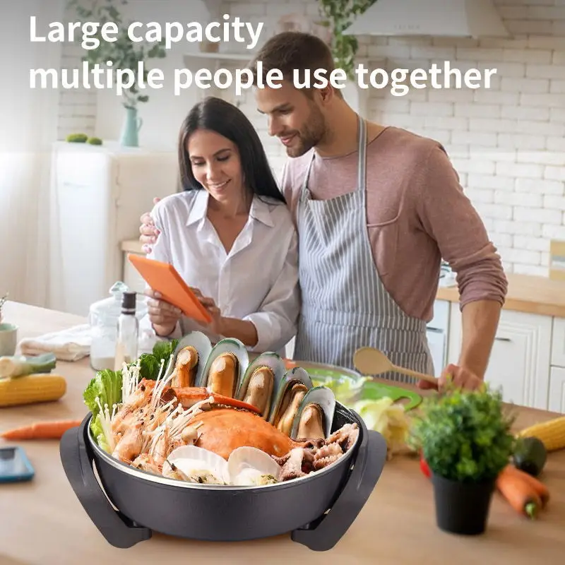 Sokany2004 Electric Fry Pan Single sided Cake Bell Commercial Pancake