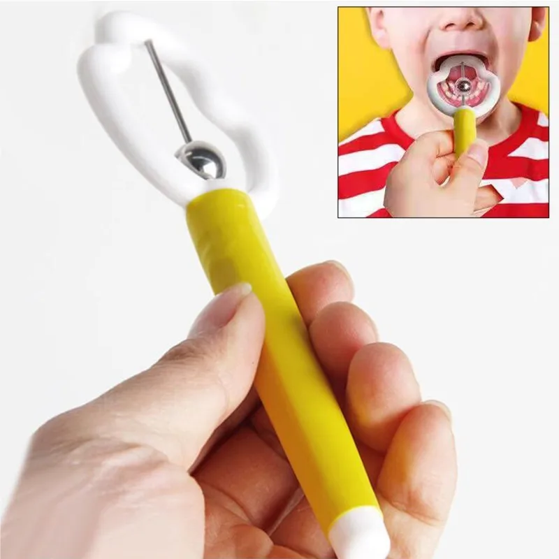 Children Child Tongue Tip Exerciser Tongue Training Tool Exercising Tool Mouth Tip Exerciser Trainer Oral Muscle