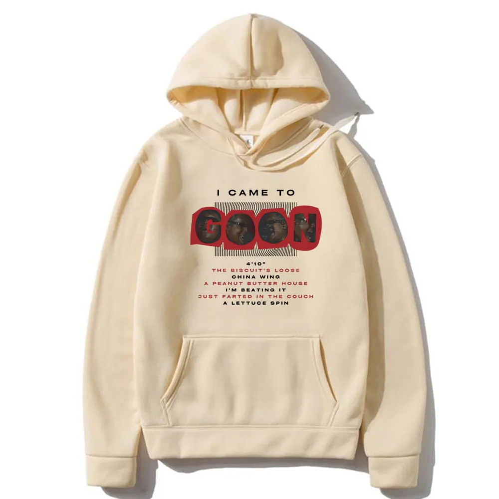 I Game To Goon Don Toliver Hip Hop Vintage Hoodie Heaven or Hell Shirt Men Women Fashion Oversized Pullover Male Vintage Hoodies