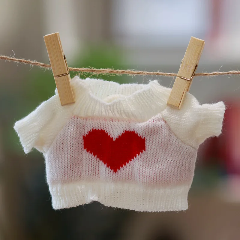 sweater white heart