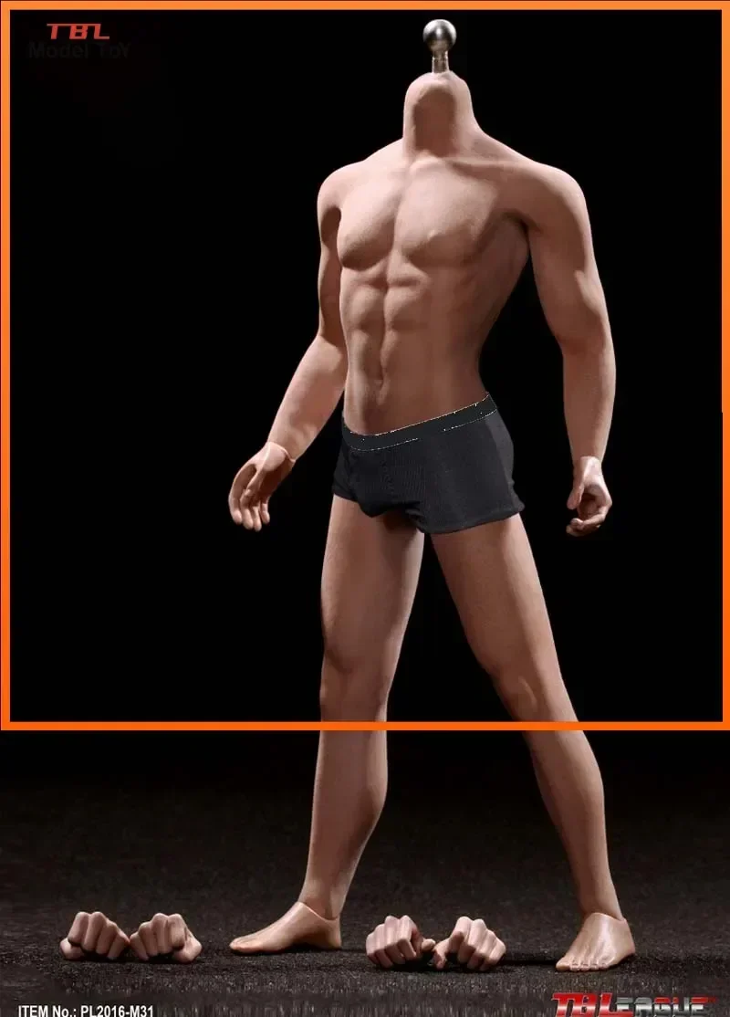1/6 PHICEN/TBLEAGUE PL2016-M31 ファイセン ステンレススチール製骨格内蔵 男性素体 シームレスボディ 中肉タイプ TBLeague Phicen 1&frasl;6 PL2016-M31 Male High-thin Seamless Muscular