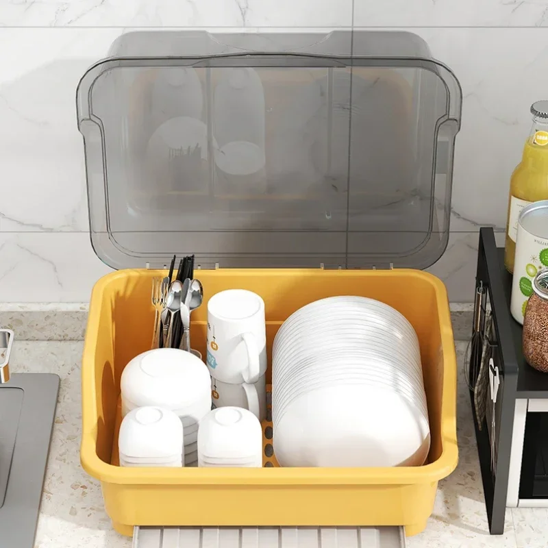 Household Kitchen Cutlery Storage Boxes Tableware Storage Box Home Locker Cutlery Shelf Cabinet Bar Nordic Cajonera