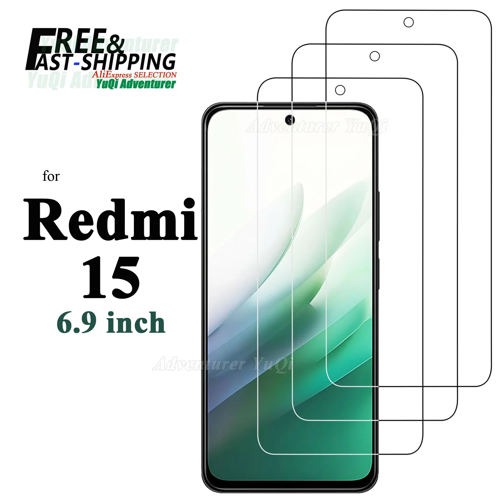 Ultra-Clear Tempered Glass Screen Protector - HD 9H Anti-Scratch, Case-Friendly Design