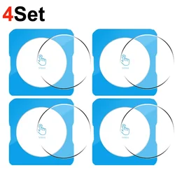 Premium 9H Tempered Glass Screen Protectors with Easy Installation Kit - Anti - Scratch Film - Watch Ultra 47mm (4Set)