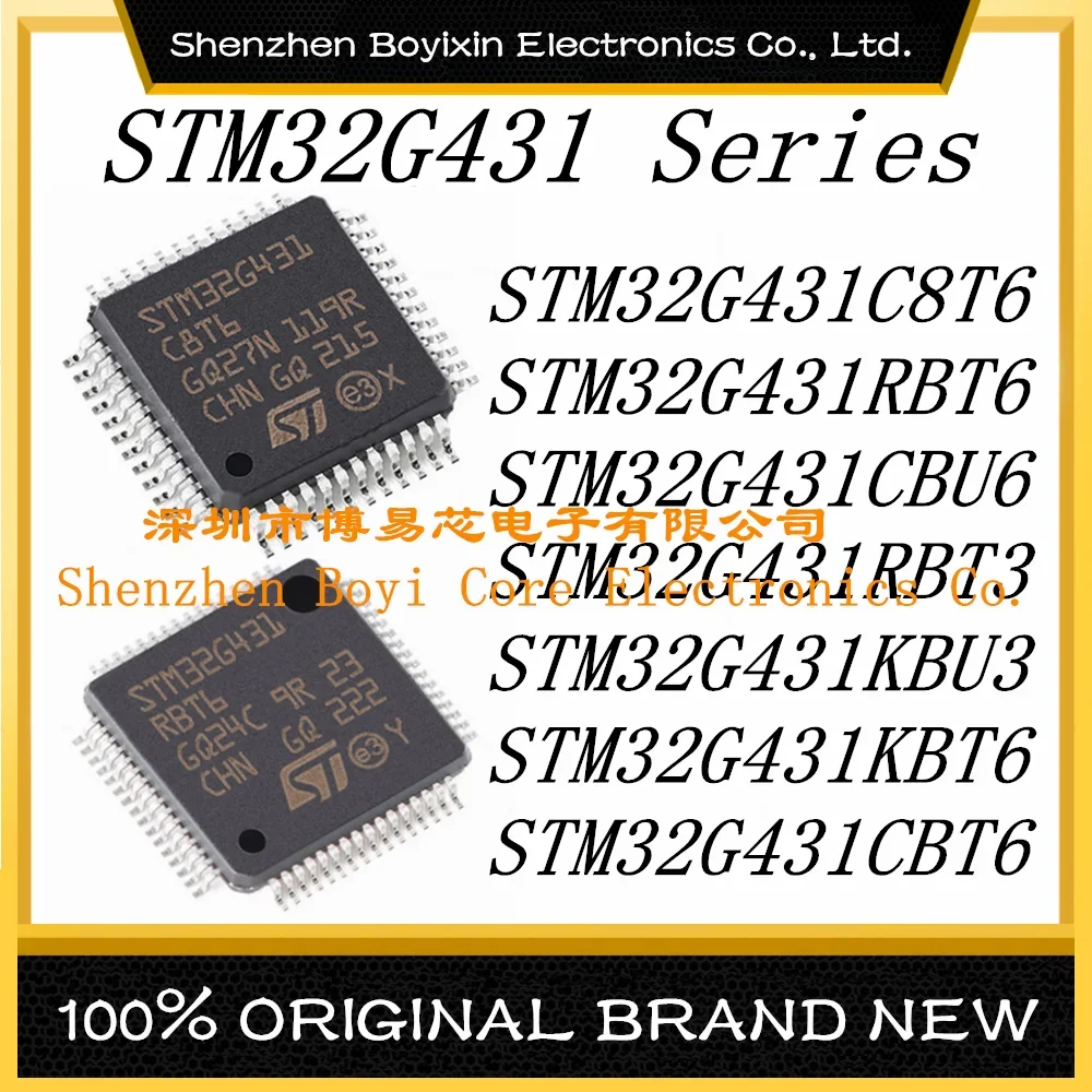 STM32G431C8T6  STM32G431RBT6 STM32G431CBU6 STM32G431RBT3 STM32G431KBU3 STM32G431KBT6 STM32G431CBT6 (MCU/MPU/SOC)IC Chip 1 100 pcs lot original off the shelf stm32g431kbu3 package ufqfpn 32 microcontroller chip singlechip mcu