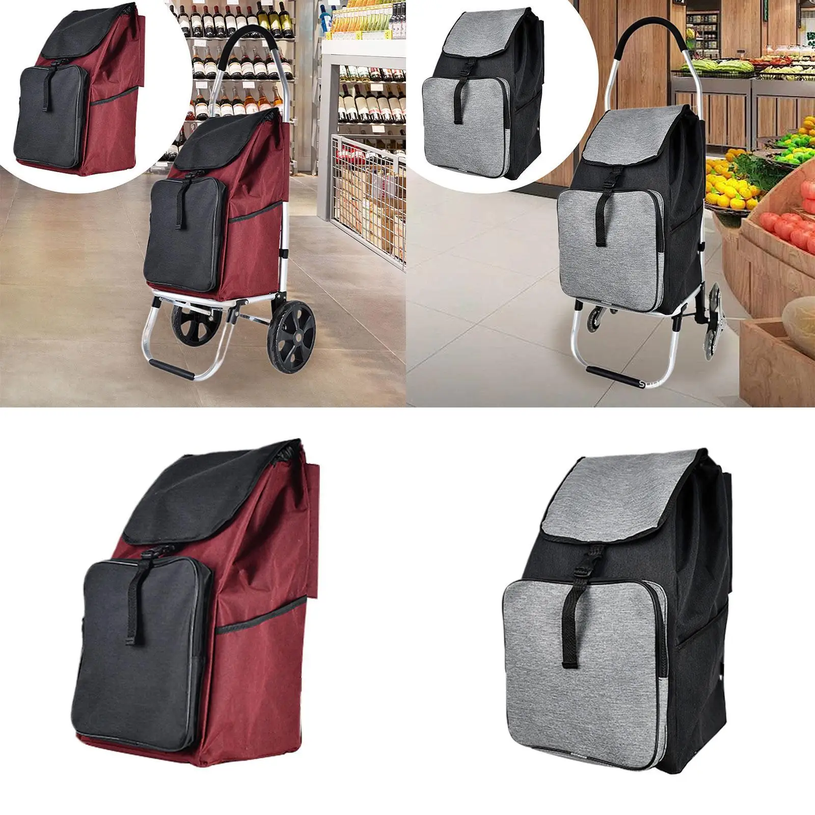 Folding Trolley Cart Storage Bag Portable Accessories Waterproof Replacement