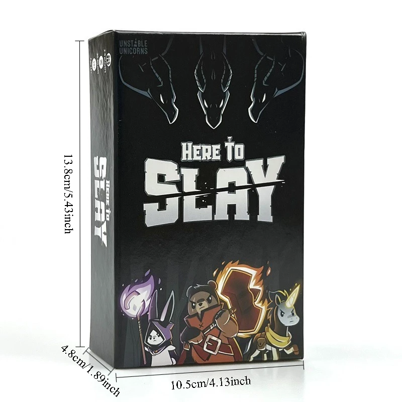 Collezione di Giochi di Strategia Unstable Games Slay Sleigh Fighting Vs. English Card Here to Sleigh Card Games - immagine 4