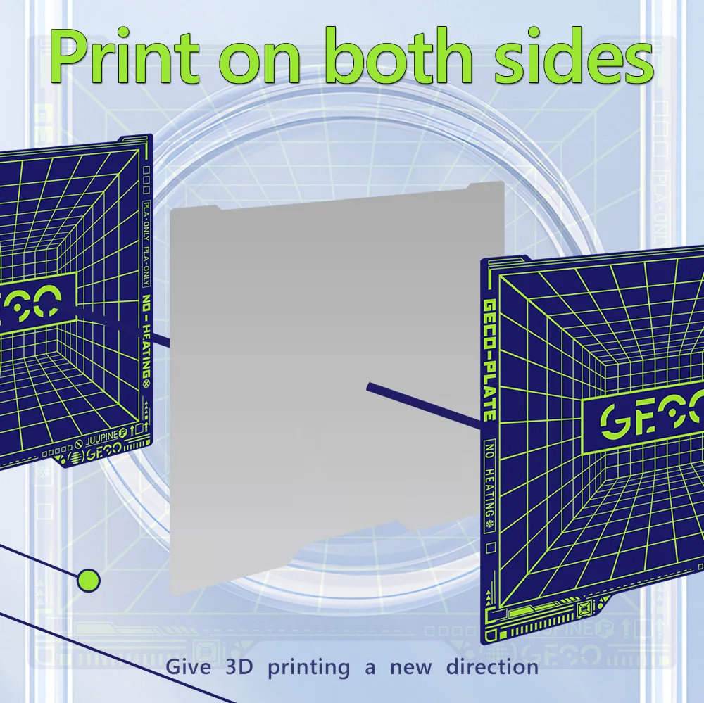 Geco Pla Plate For Bambu Lab h2d H2S build Plate Bed Double Sided