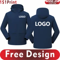 Casual Fleece Warm Jacket Custom Logo Men's And Women's Outdoor Sweatshirt Printing Brand Logo High Quality Hoodie Embroidery 1