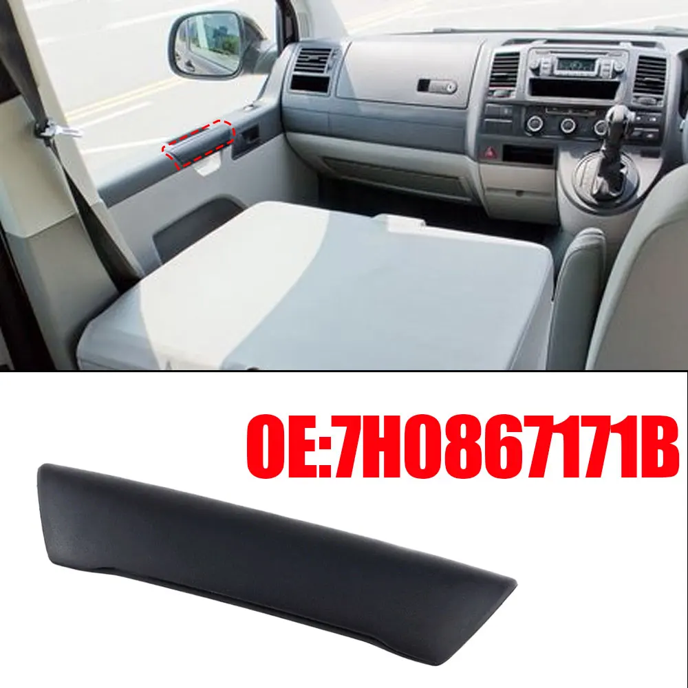 VW Transporter T5 MK1 2003-2010 자동차 전면 내부 도어 핸들 그랩 풀 커버 왼쪽/오른쪽 자동 도어 핸들 7H0867171B