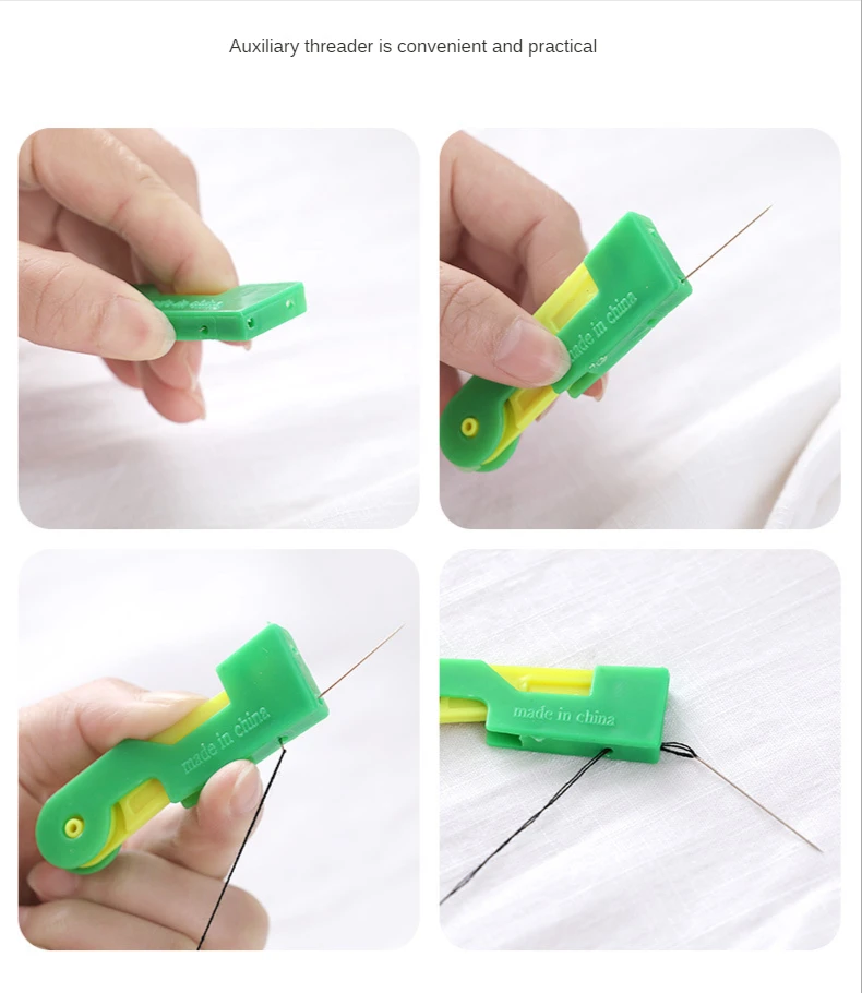 DIY Sewing Kit Set Sewing Accessories Coil Scissors Needle Sized Embroidery  Stitching Punch Needle with Storage Box - AliExpress