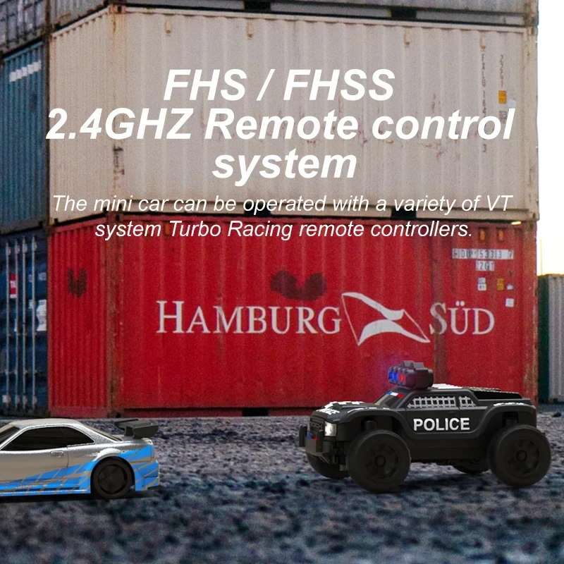 Turbo Racing 1:76 RC Off-road Truck Car C82 Mini Car Full