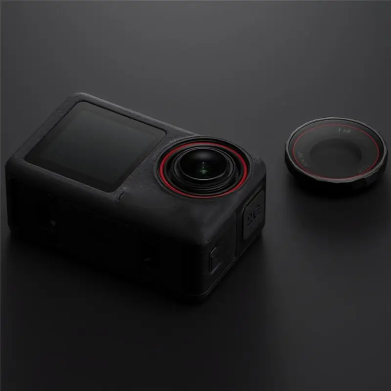 A46M- DJI 오즈모 액션 5 프로용 유리 렌즈 커버, 오즈모 액션 5 프로 유리 렌즈 커버, 오즈모 액션 5 프로 유리 렌즈 커버