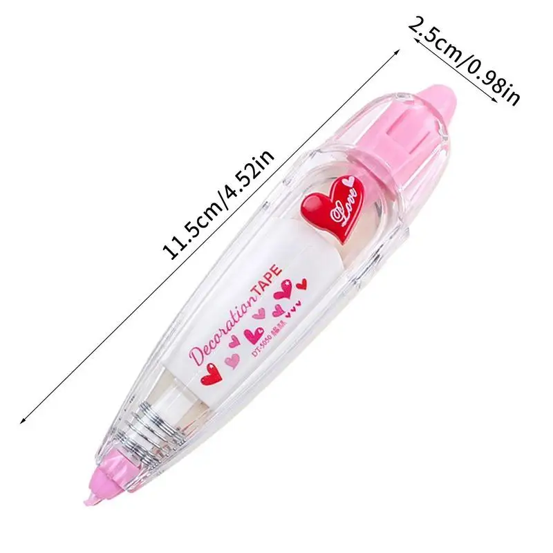 Cartoon Floral Sticker Tape Pen Funny Kids Stationery Decorative Correction Tape Hand Account Decorative Stickers For Children