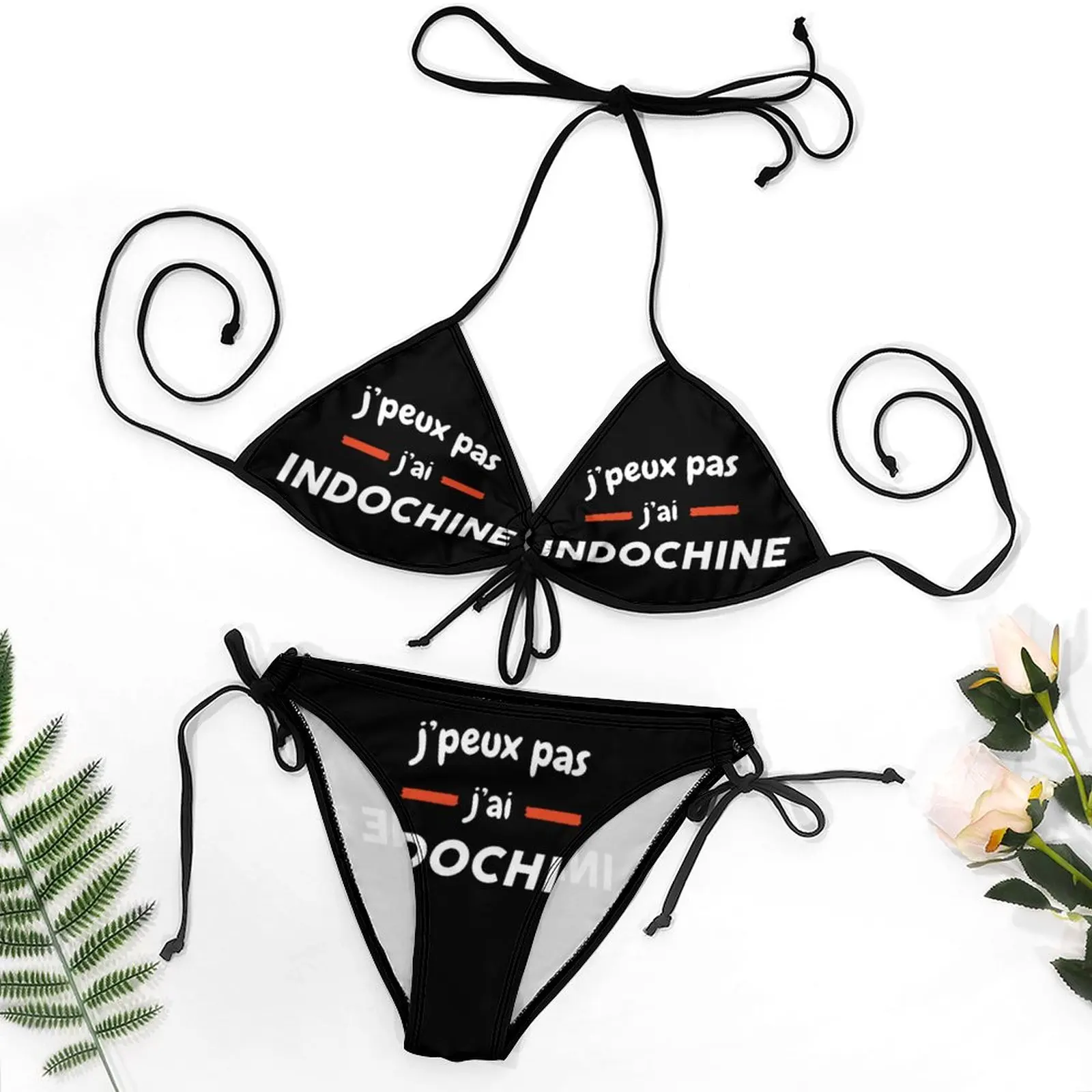 

Sexy Women's Bikinis Indochine I Can T I Have Indochine Bikini Cute Swimming High Grade Swimwear Humor Graphic