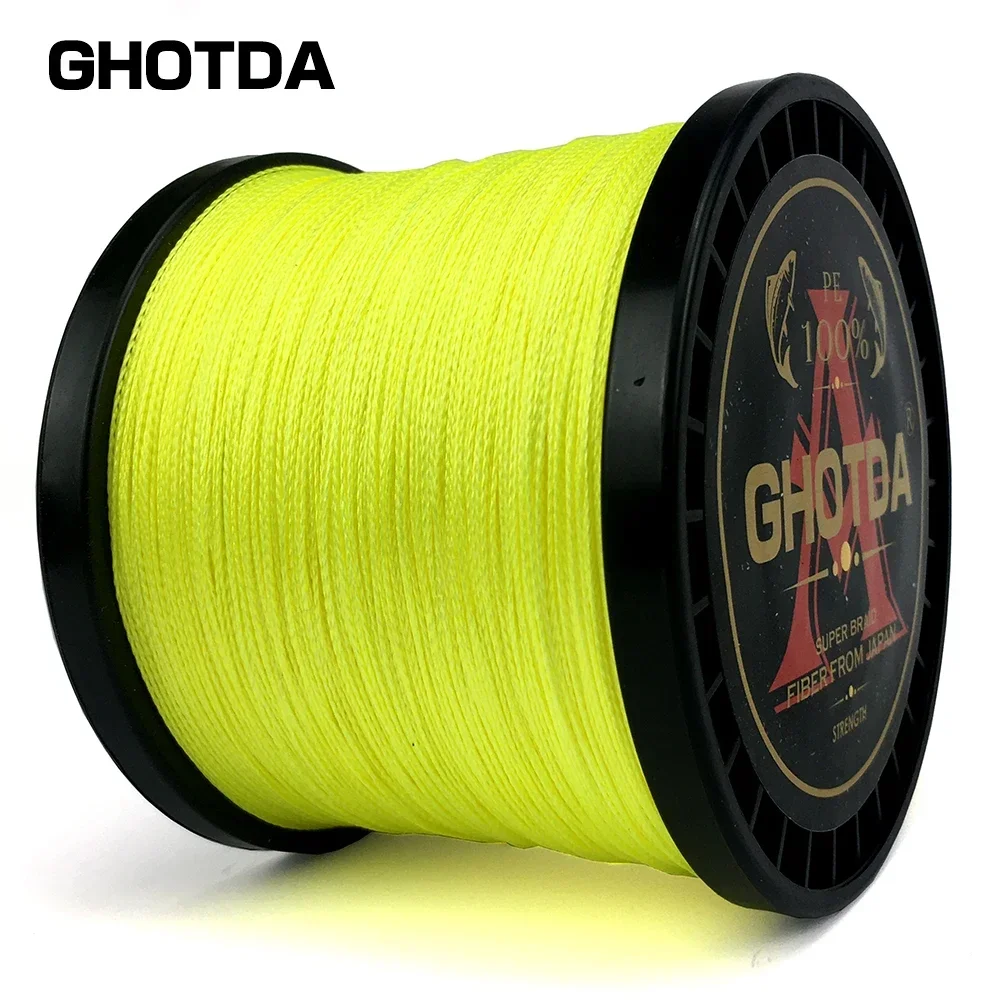 GHOTDA マルチフィラメント釣り糸 8 ストランド 4 ストランド