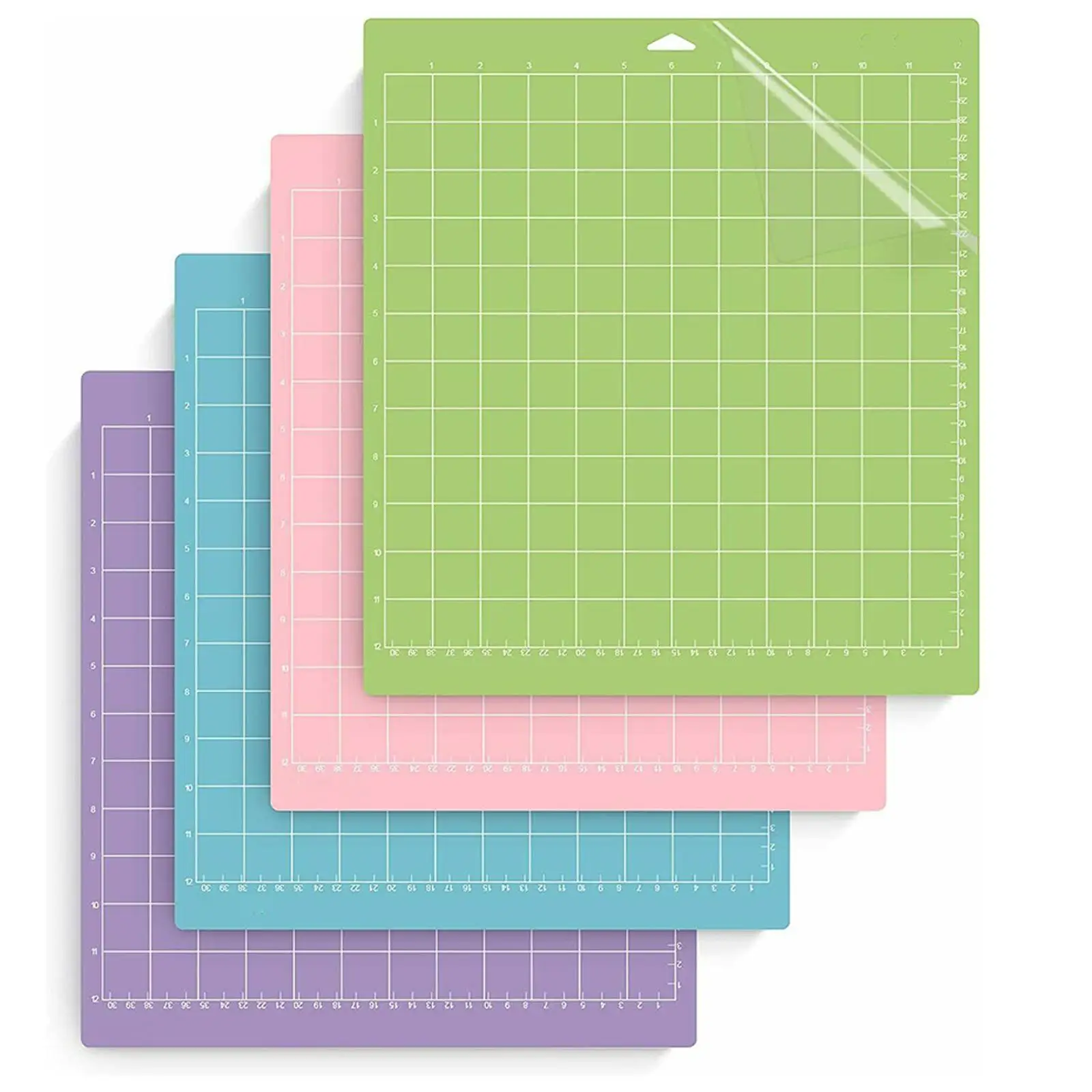 

12x12in Grip Cutting Mats PVC Adhesive Cutting Mat Base Plate Tool Pad For Cricut Explore Air/Air2/Maker DIY Machine Color Mat