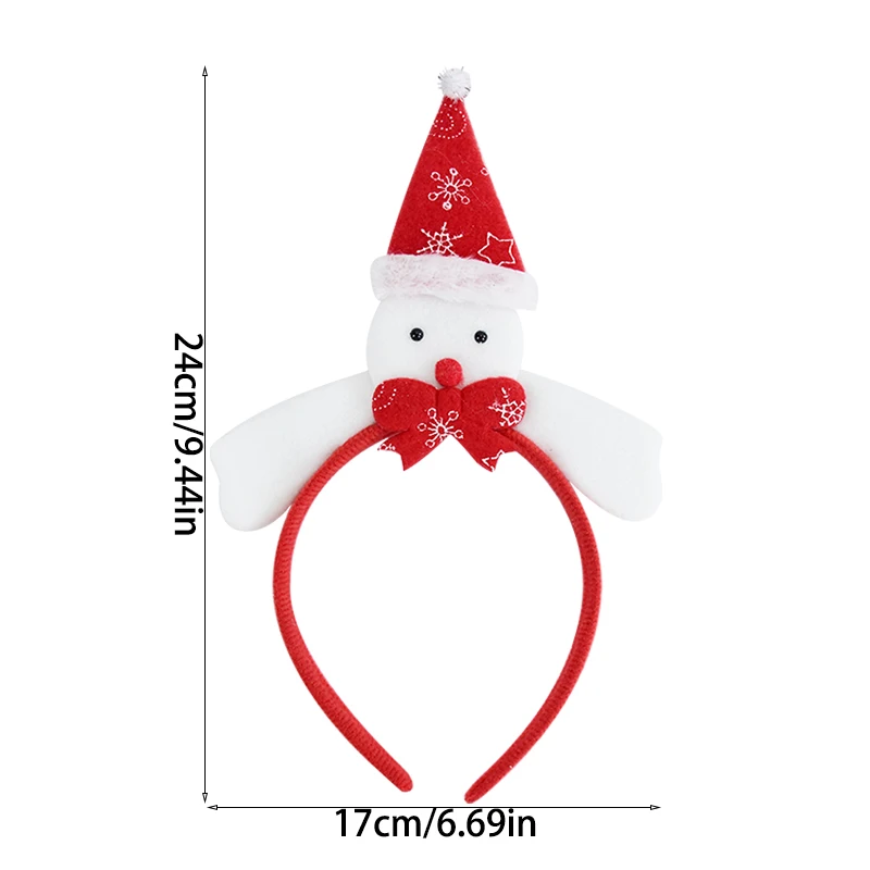 Christmas Headband Kids Adult Santa Claus Elk Xmax Tree Hair Accessories Photo Props Christmas Decoration 2025 New Year Gifts